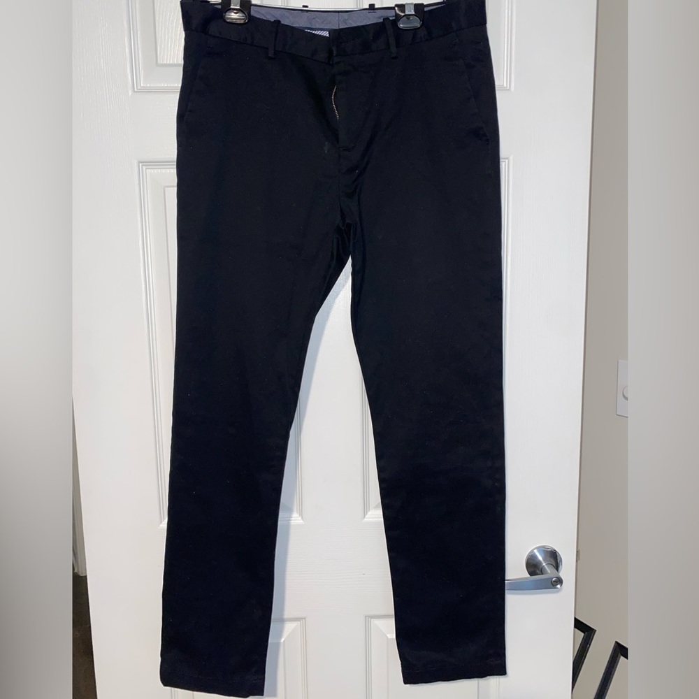 Perry Ellis Men’s Black Slim Fit Stretch Pants